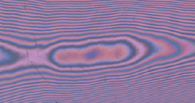 干渉縞検査用照明 RGBタイプの撮像事例