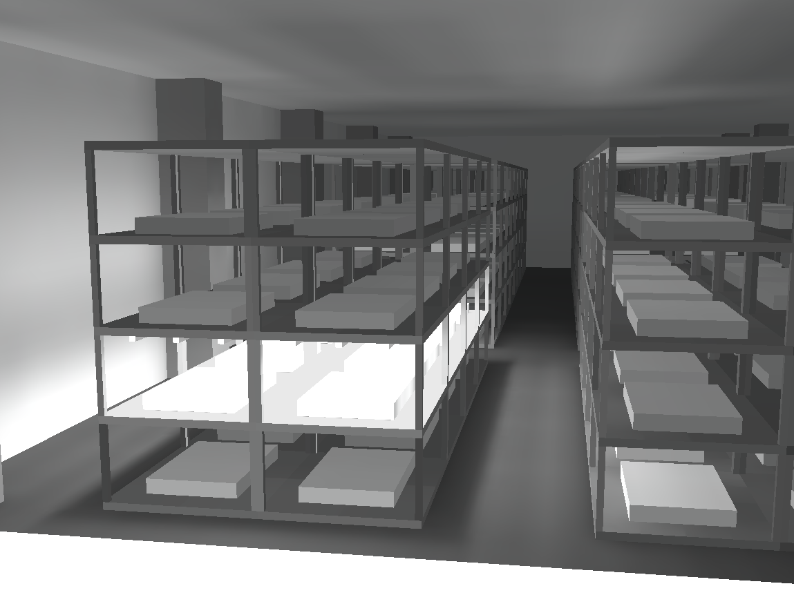 光強度分布シミュレーションの一例(3Dイメージ図)