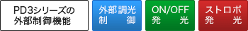 PD3シリーズの外部制御機能