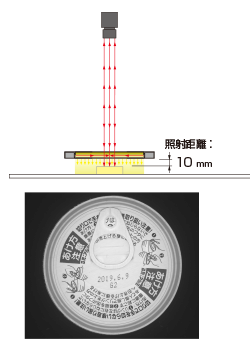 罐头/照射距离为10mm