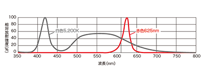 TH-PFシリーズのLED特性