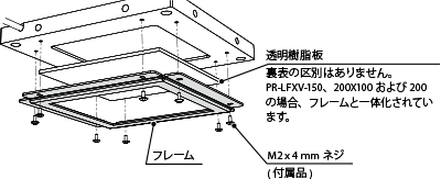 PR-LFXVの取付方法