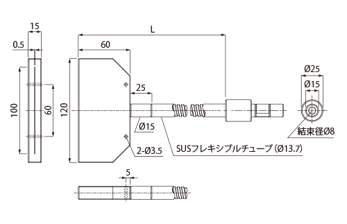 ラインライトガイド：1L100-(L)F(P)-1G8-M-R