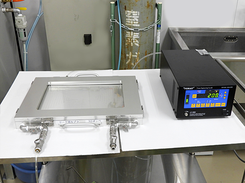 N2（不活性ガス）パージボックスと酸素濃度計(イメージ)
