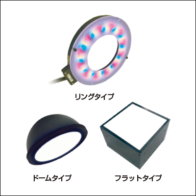 マルチバンド照明(リングタイプ、ドームタイプ、フラットタイプ)